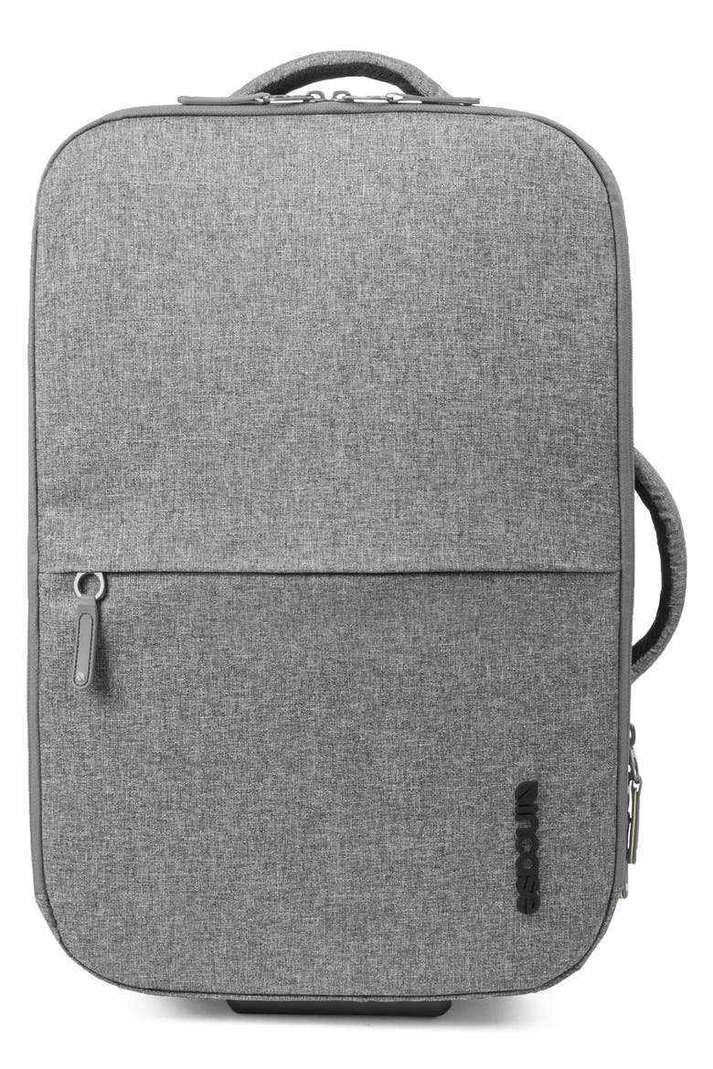 EO Wheeled 24-Inch Suitcase, Main, color, HEATHER GREY