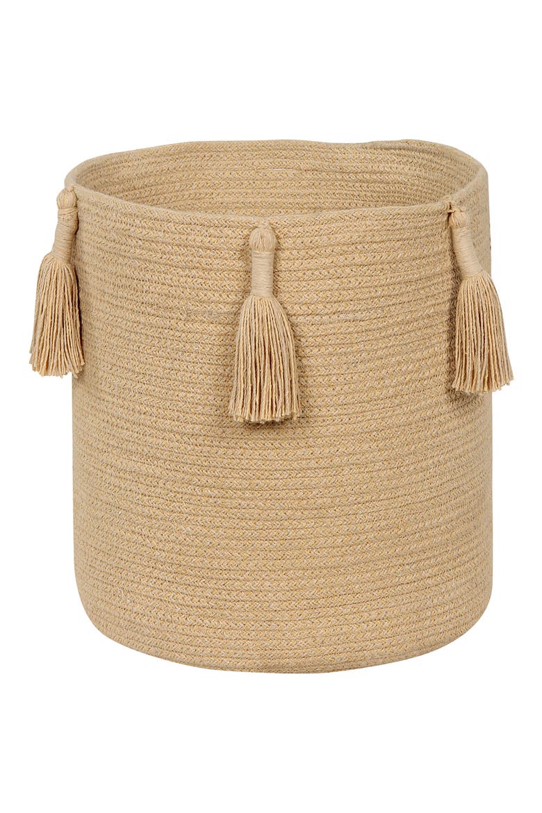 Tassel Basket, Main, color, HONEY