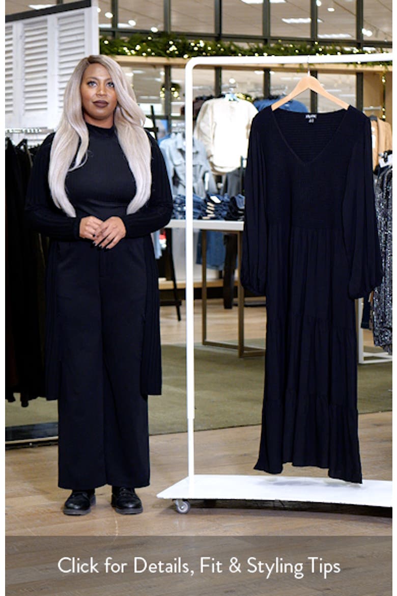 Athena Freya Long Sleeve Tiered Maxi Dress video