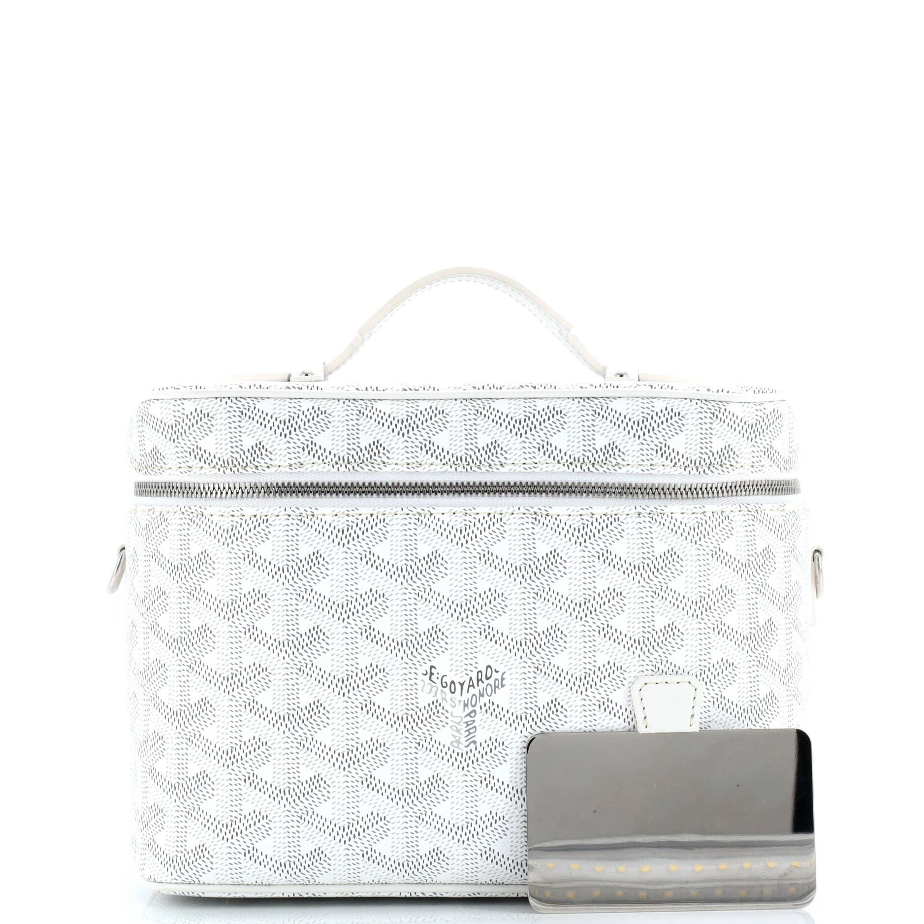 Pre-Owned Goyard Muse Vanity Case Coated Canvas, Alternate, color, 