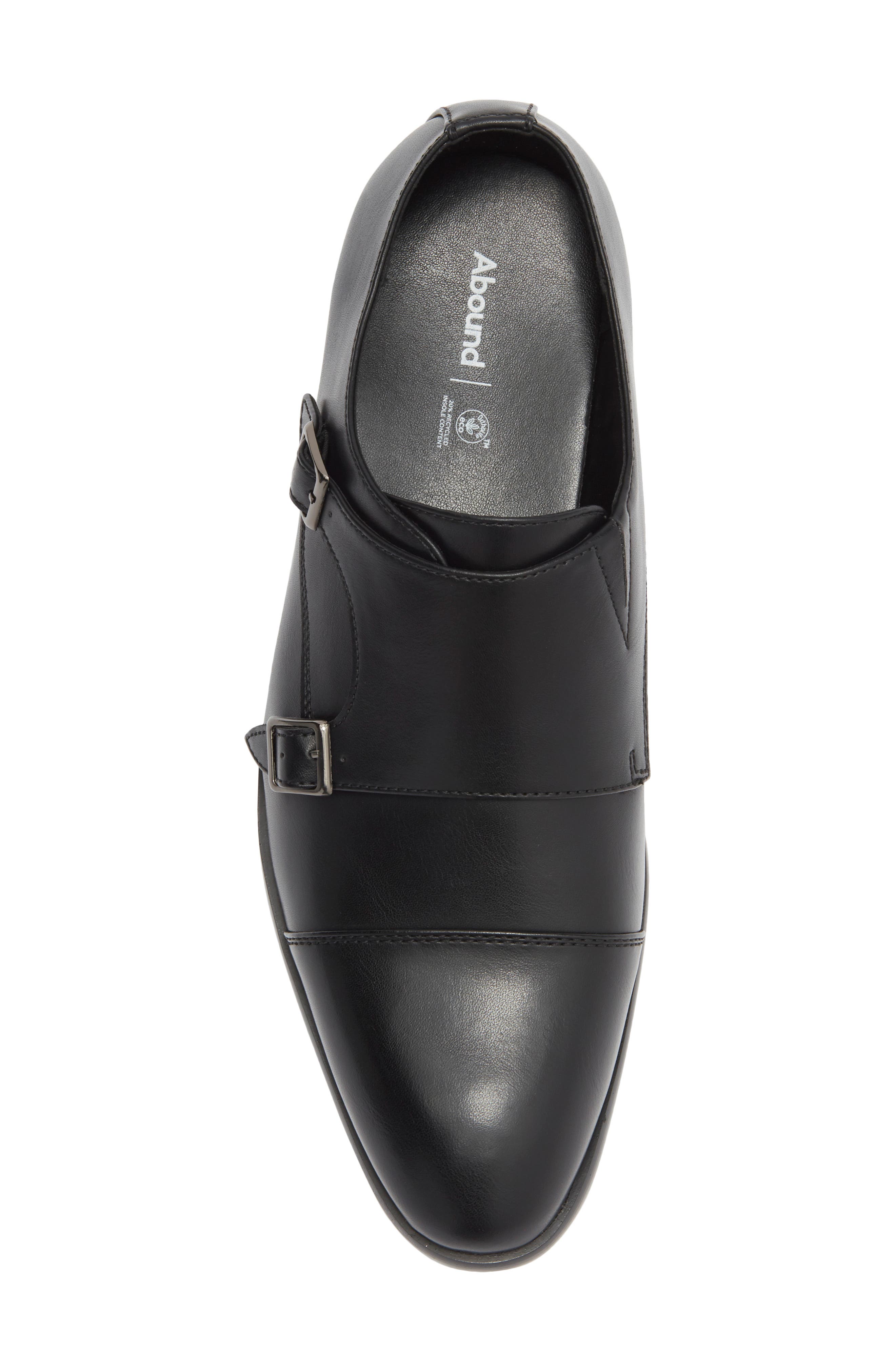 Abound Hayes Double Monk Strap Loafer, Alternate, color, Black
