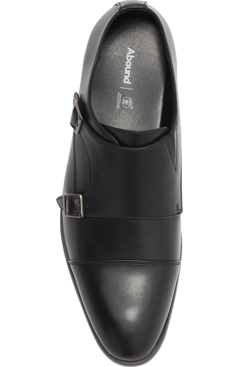 Abound Hayes Double Monk Strap Loafer, Alternate, color, Black