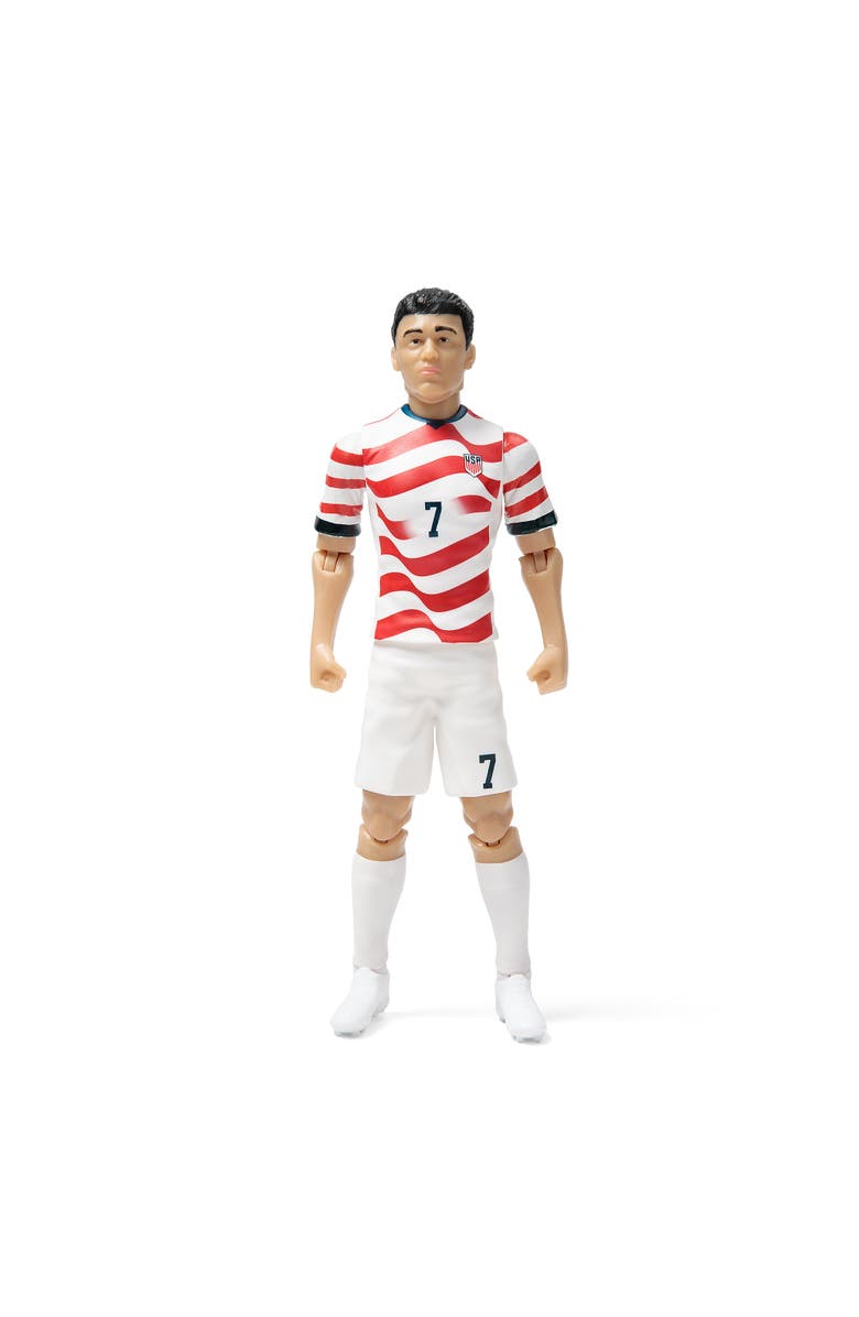 Banbo Toys Sockers 2026 USMNT Gio Reyna 8" Soccer Action Figure, Main, color, Red