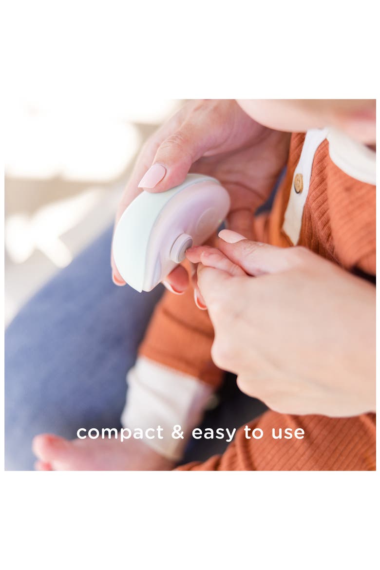 Rechargable Electric Baby Nail Trimmer, Alternate, color, WHITE