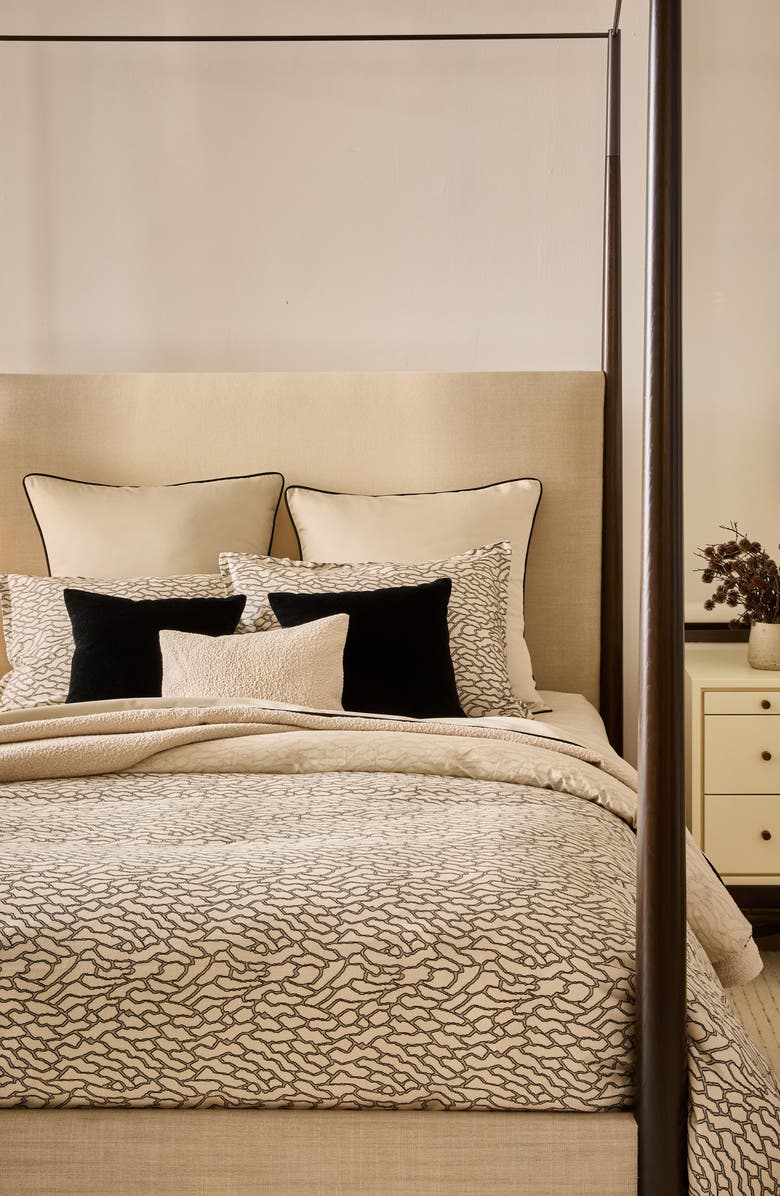Domani Home Kaleido Duvet Cover, Sheet & Shams Set, Alternate, color, Grey