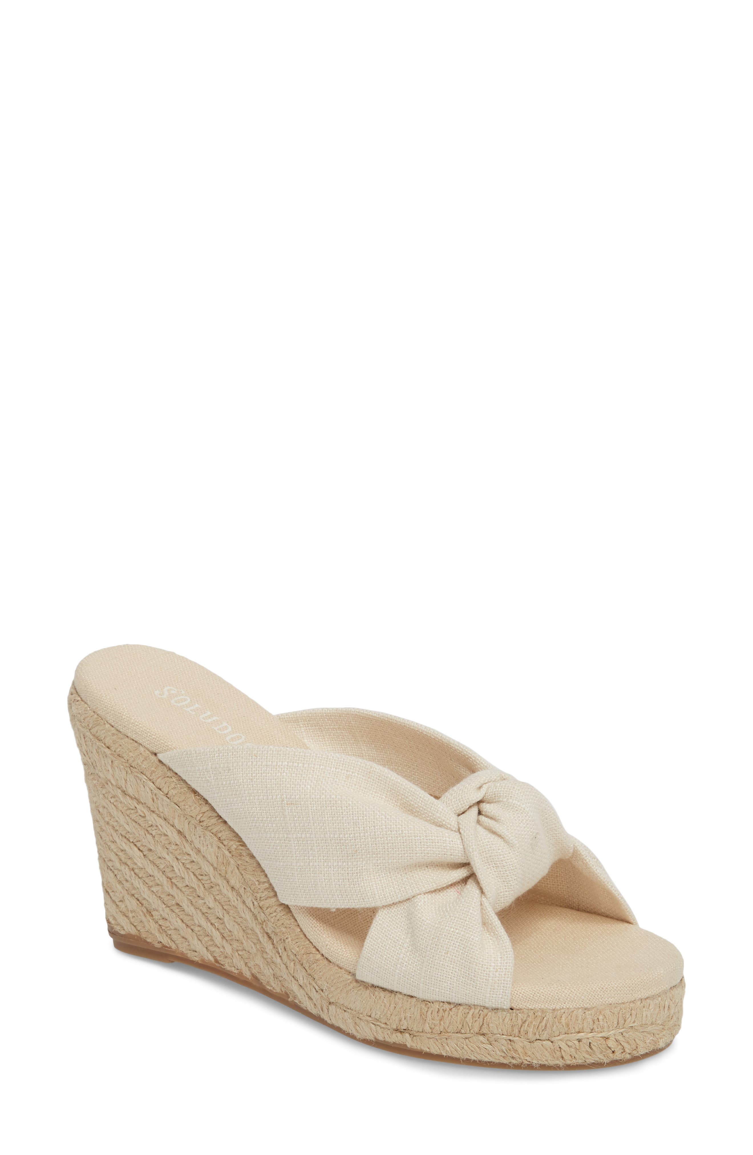 Soludos Espadrille Wedge Sandal, Main, color, 