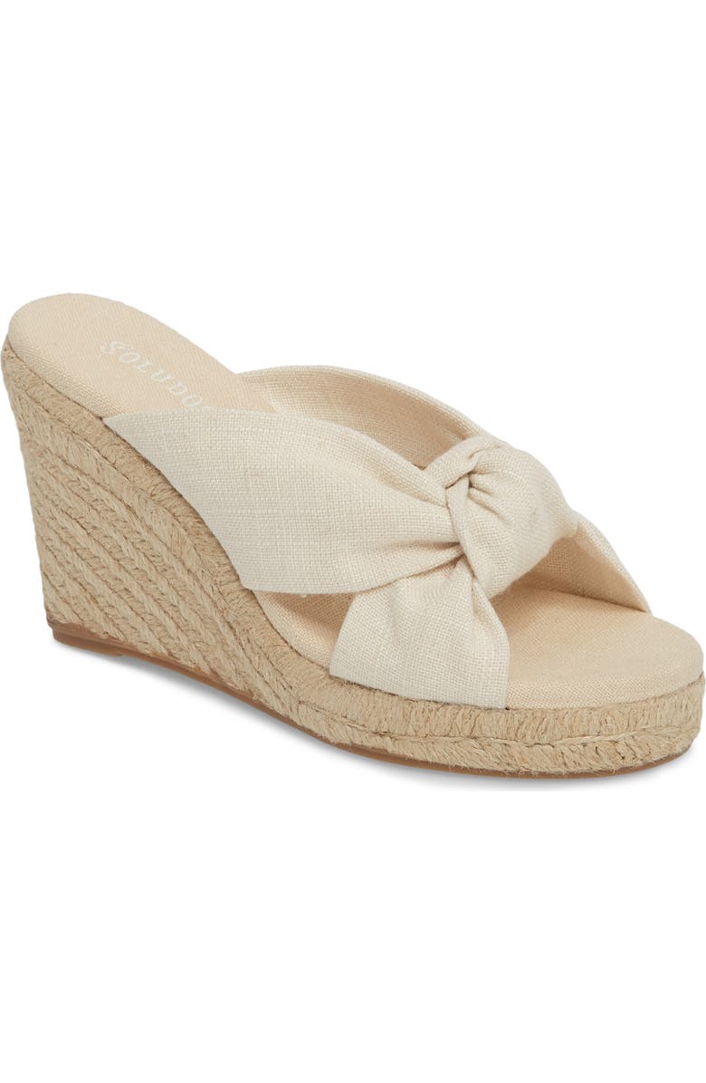 Soludos Espadrille Wedge Sandal, Main, color,