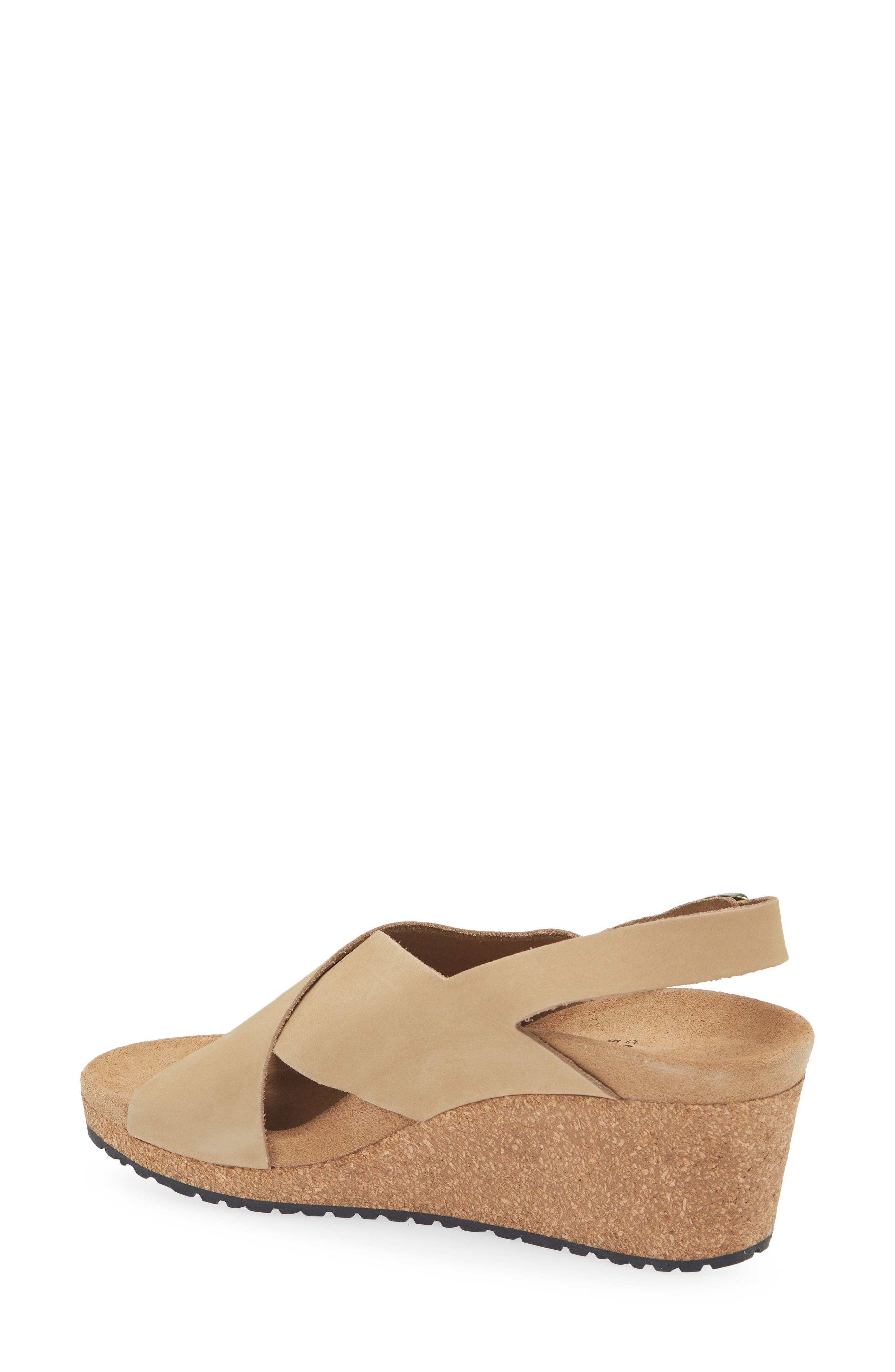 Birkenstock Papillio by Birkenstock Samira Slingback Sandal, Alternate, color, Sandcastle Nubuck