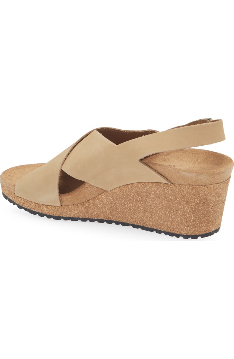 Birkenstock Papillio by Birkenstock Samira Slingback Sandal, Alternate, color, Sandcastle Nubuck