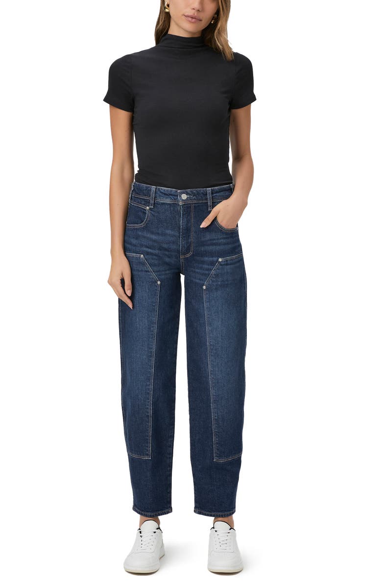 PAIGE Alexis High Waist Ankle Workwear Jeans, Alternate, color,