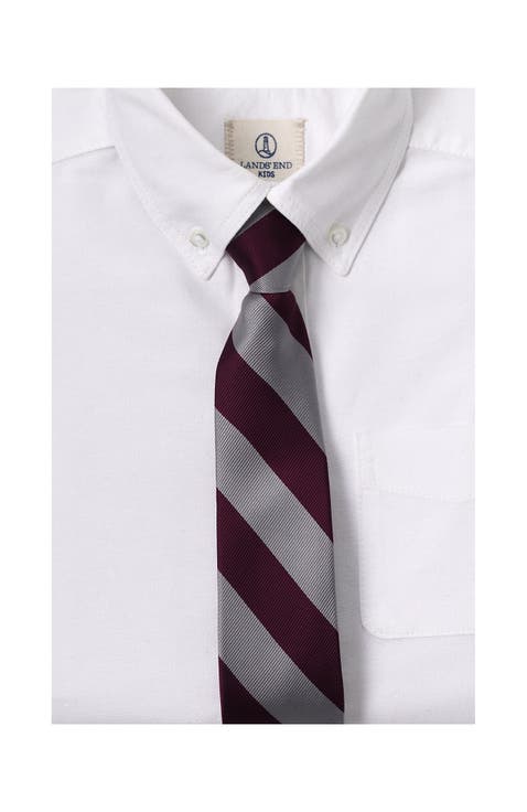 School Uniform Kids Stripe Pre Tied Tie