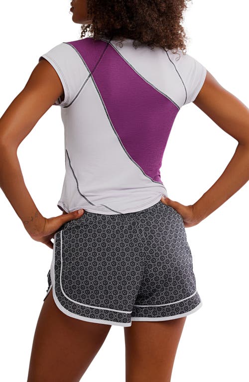 Free People Tempo Colorblock Performance T-shirt In Multi