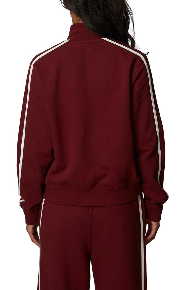 Good For Nothing Emblem Sport Tracksuit Jacket, Alternate, color, Burgundy