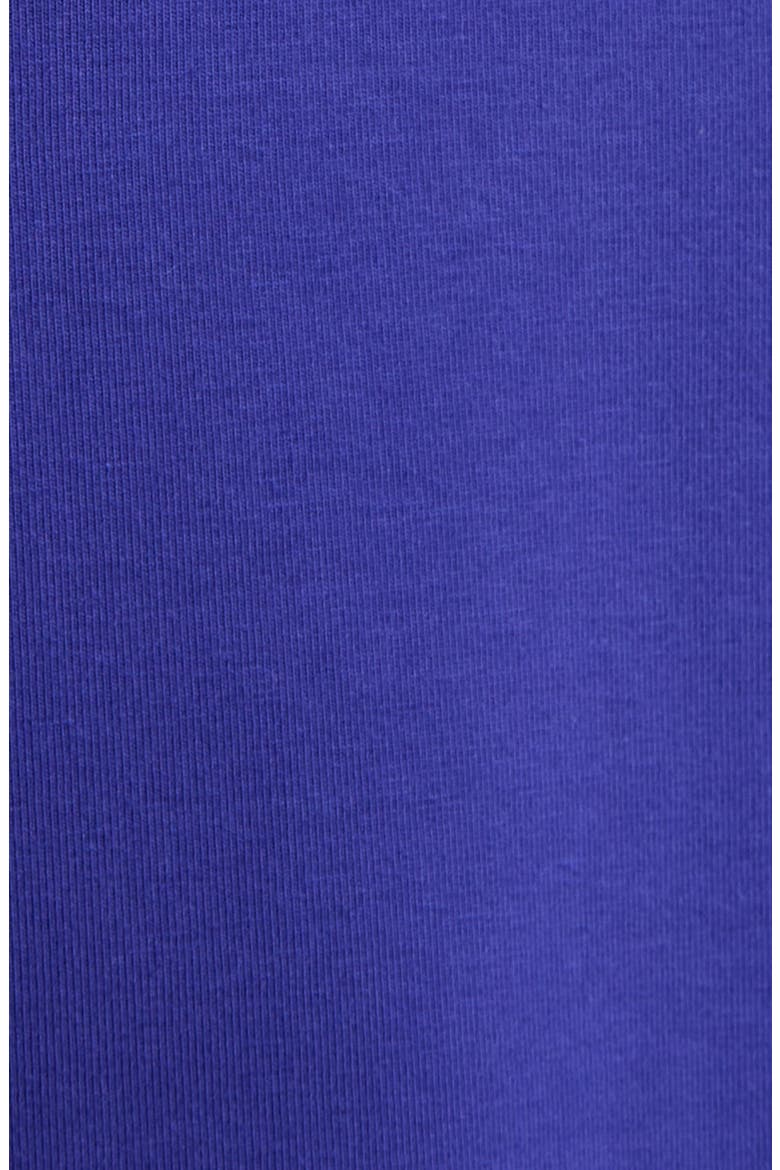 Leather Medusa Patch Stretch Cotton T-Shirt, Alternate, color, BRIGHT INK BLUE