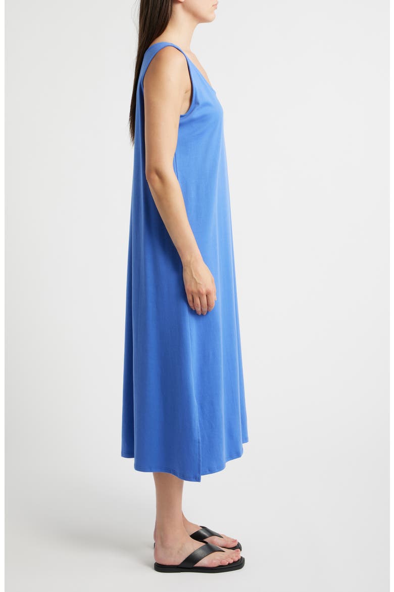 Scoop Neck Nightgown, Alternate, color, BLUE STAR