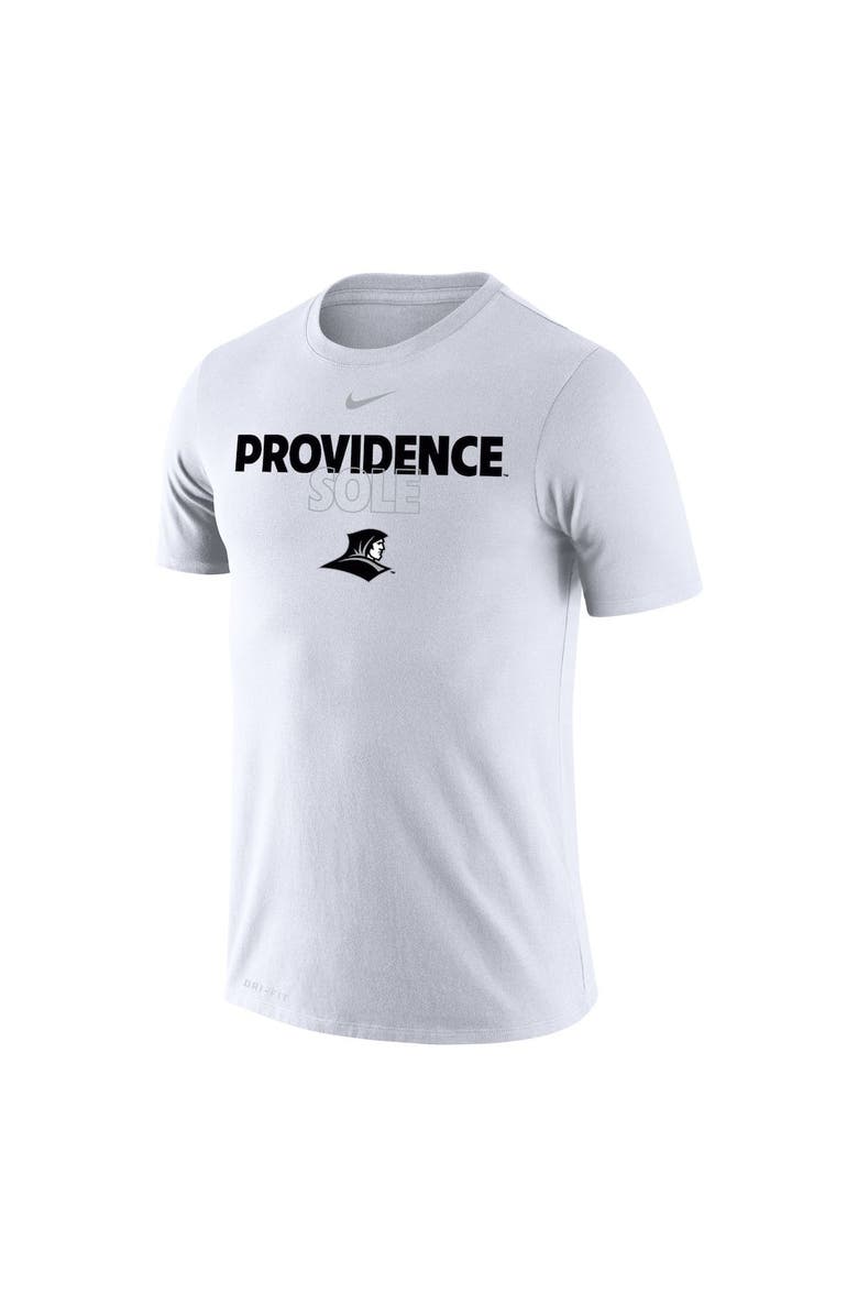 Nike White Providence Friars 2023 On Court Bench T-Shirt, Alternate, color,