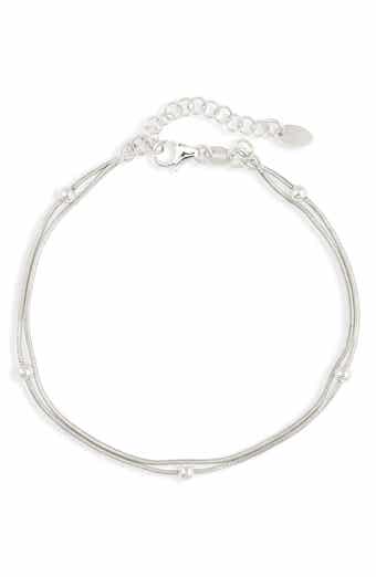 ARGENTO VIVO Sterling Silver Double Chain Bracelet