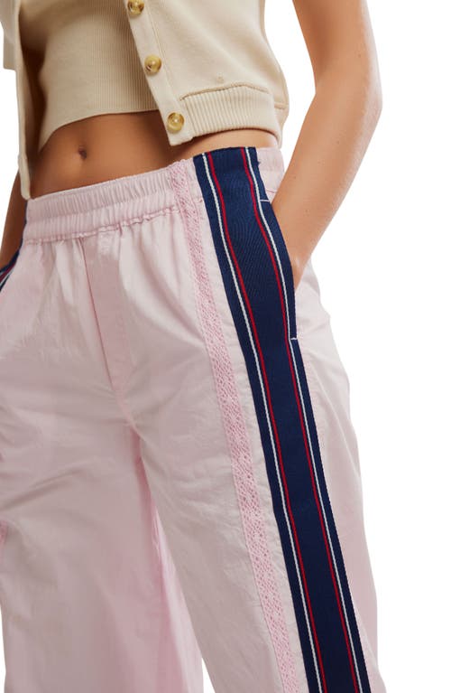 Free People Team Spirit Pull-on Pants In Pep Pink In Pep Pink