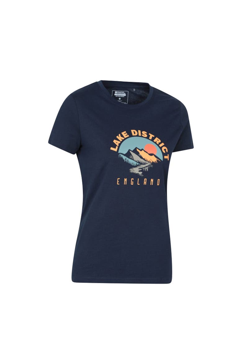 Lake District Sunrise T-Shirt, Alternate, color, Navy