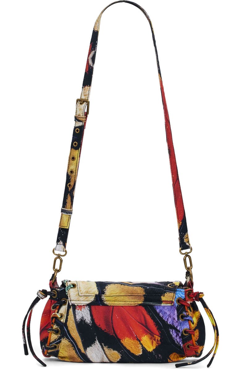 Desigual Abstract Print Crossbody Bag, Alternate, color, Red