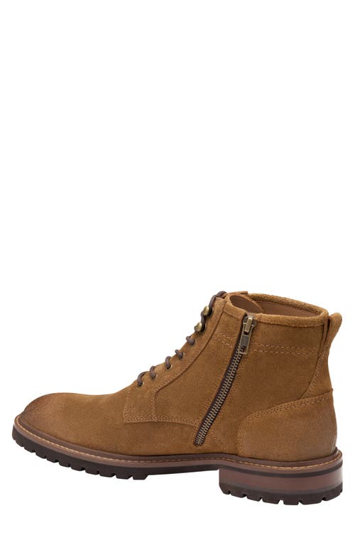 Johnston & Murphy Kelton Plain Toe Boot In Brown