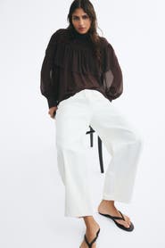 H&M Balloon-Sleeved Blouse