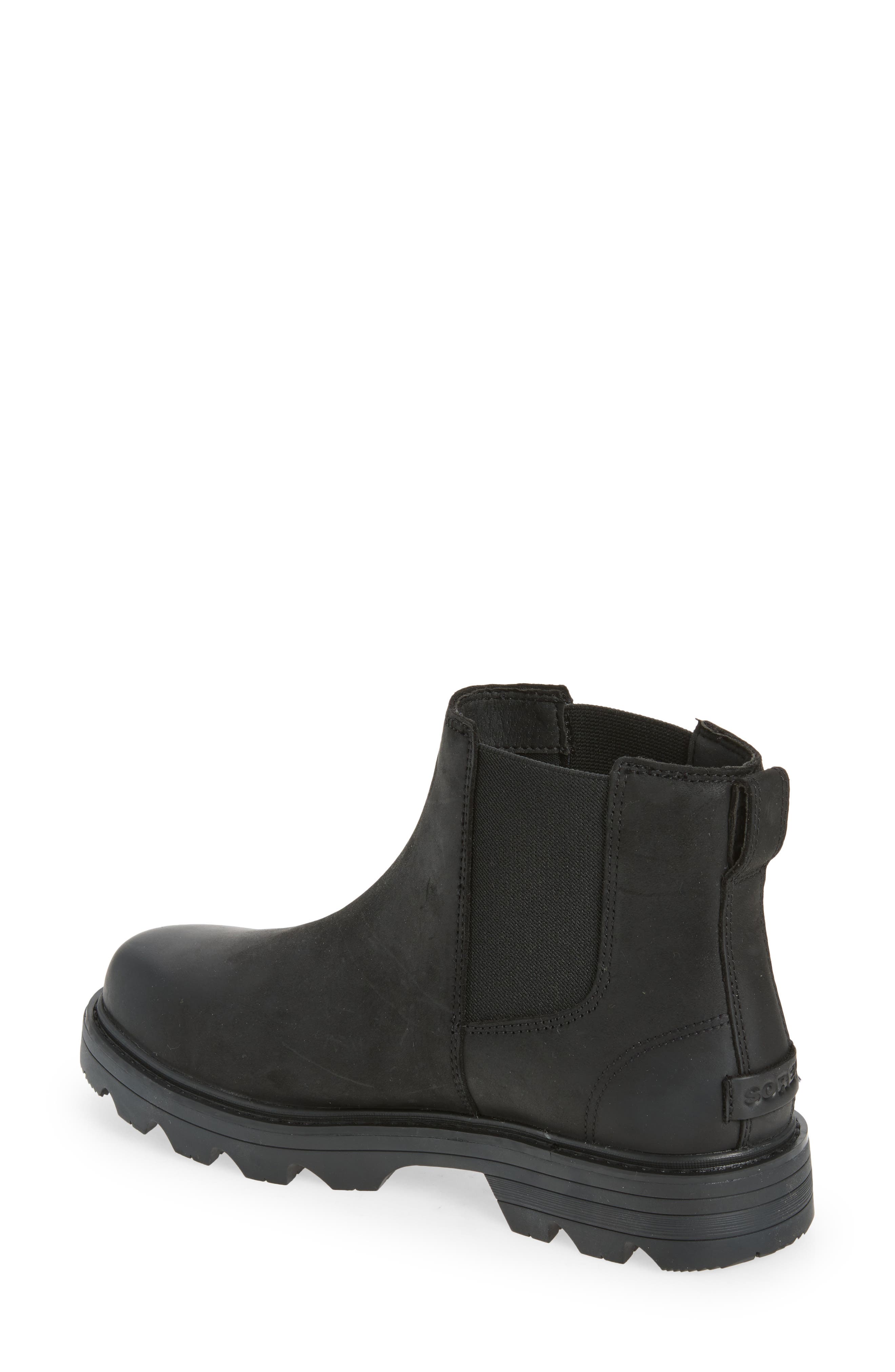 Revel Road Waterproof Chelsea Boot, Alternate, color, BLACK/ BLACK
