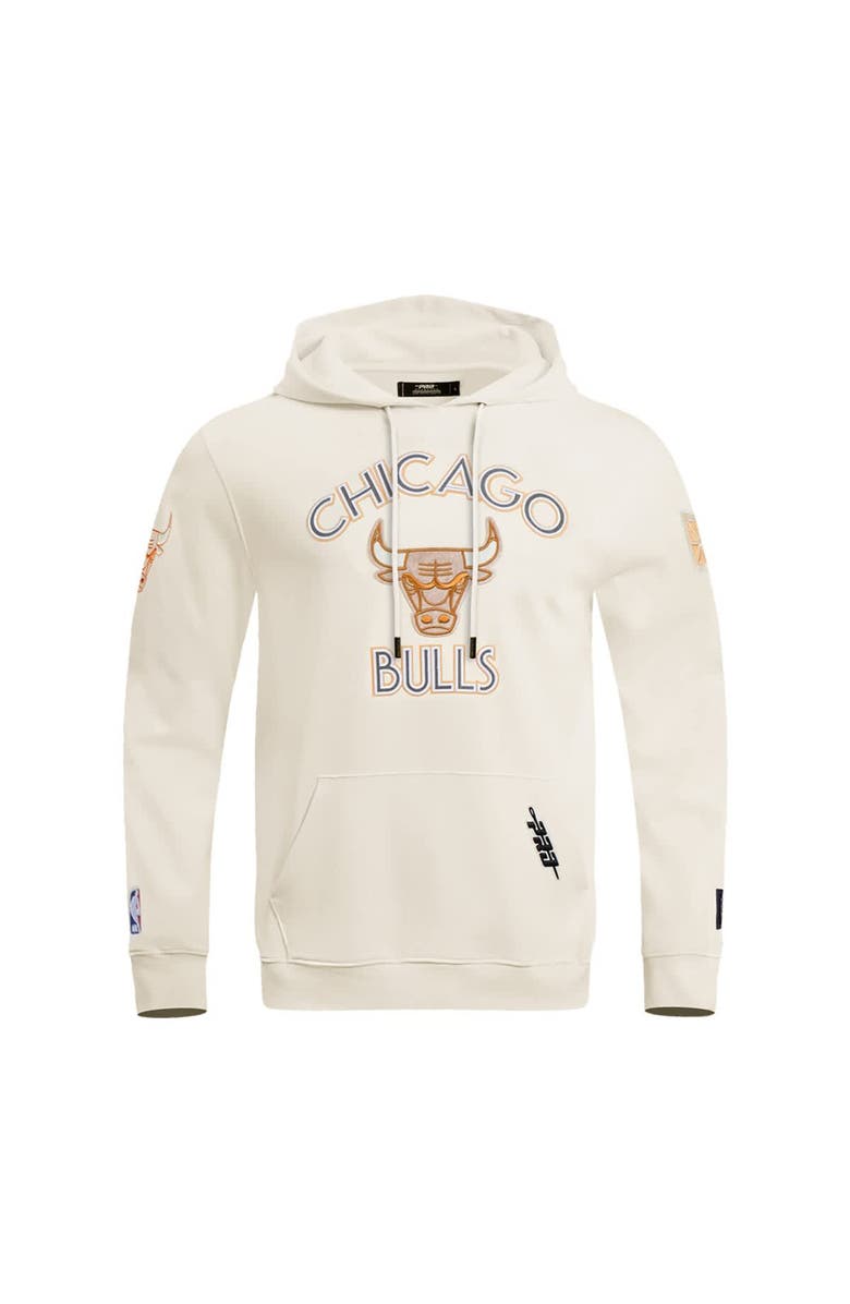 PRO STANDARD Men's Pro Standard Cream Chicago Bulls 2024/25 City Edition Pullover Hoodie, Alternate, color, 