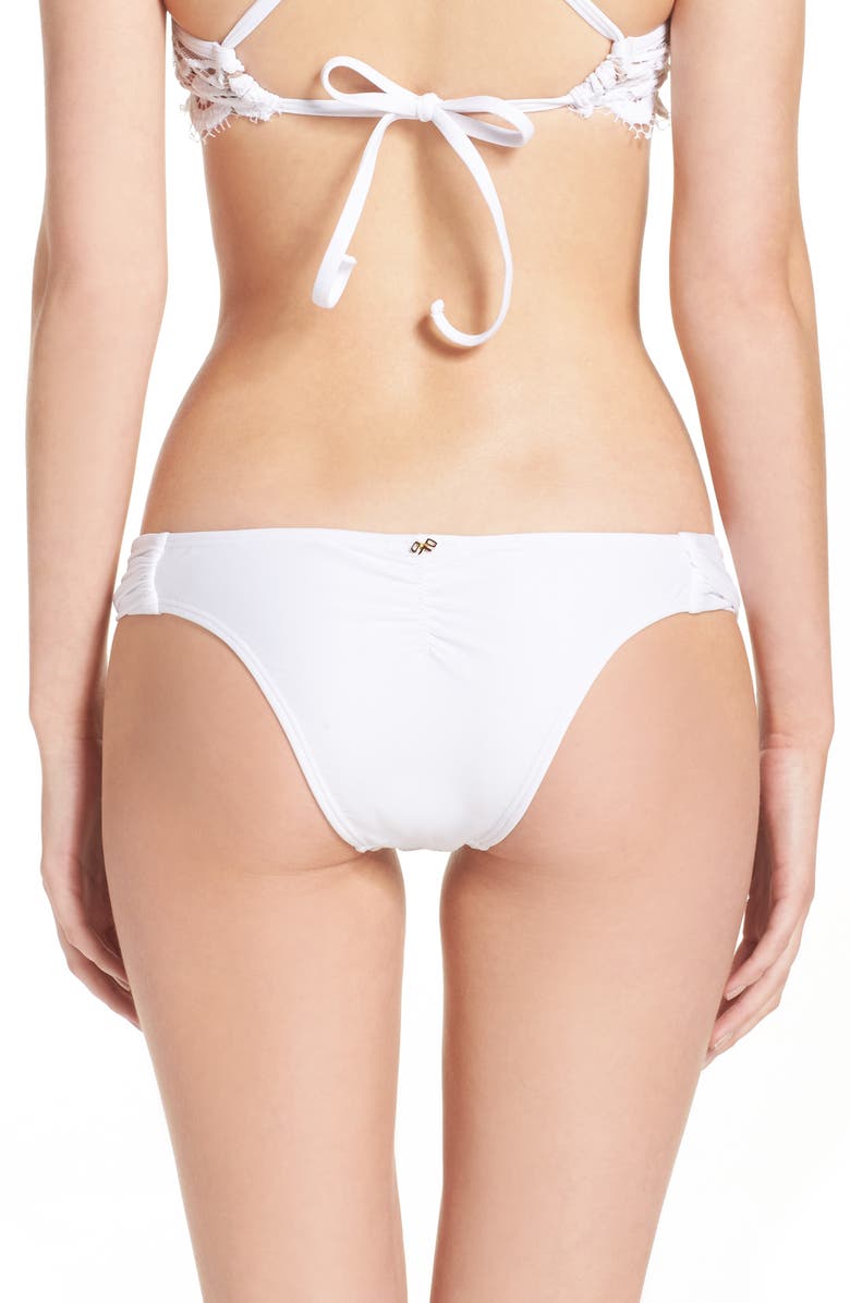 PQ SWIM Brazilian Bikini Bottoms, Alternate, color, Water Lily