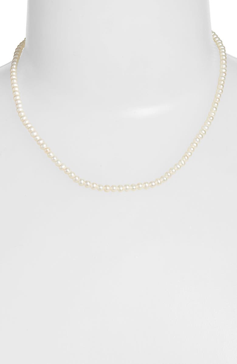 Poppy Finch Pearl Short Strand Necklace, Alternate, color, 