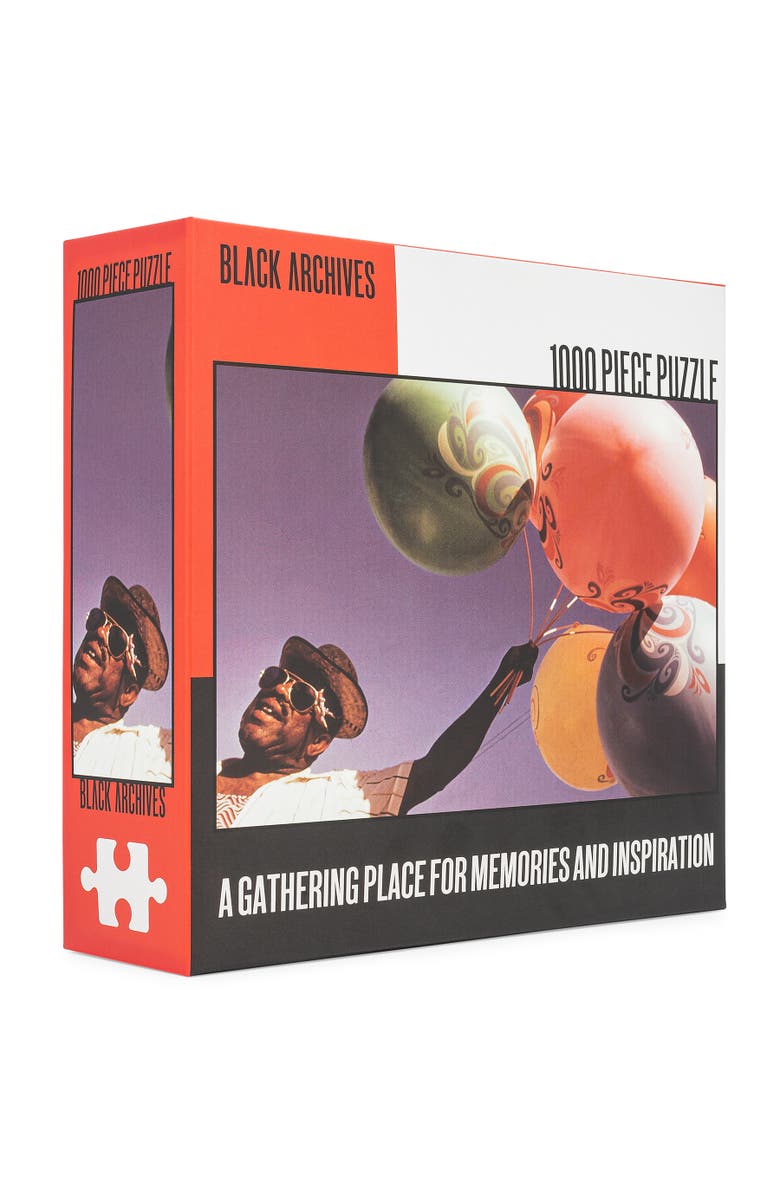 Big G Creative Black Archives, Man With Balloons, 1000 Piece Puzzle, Main, color, Multicolored