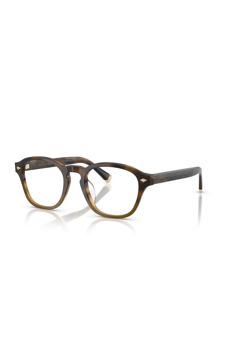Brunello Cucinelli 50mm Square optical glasses, Main, color, Green