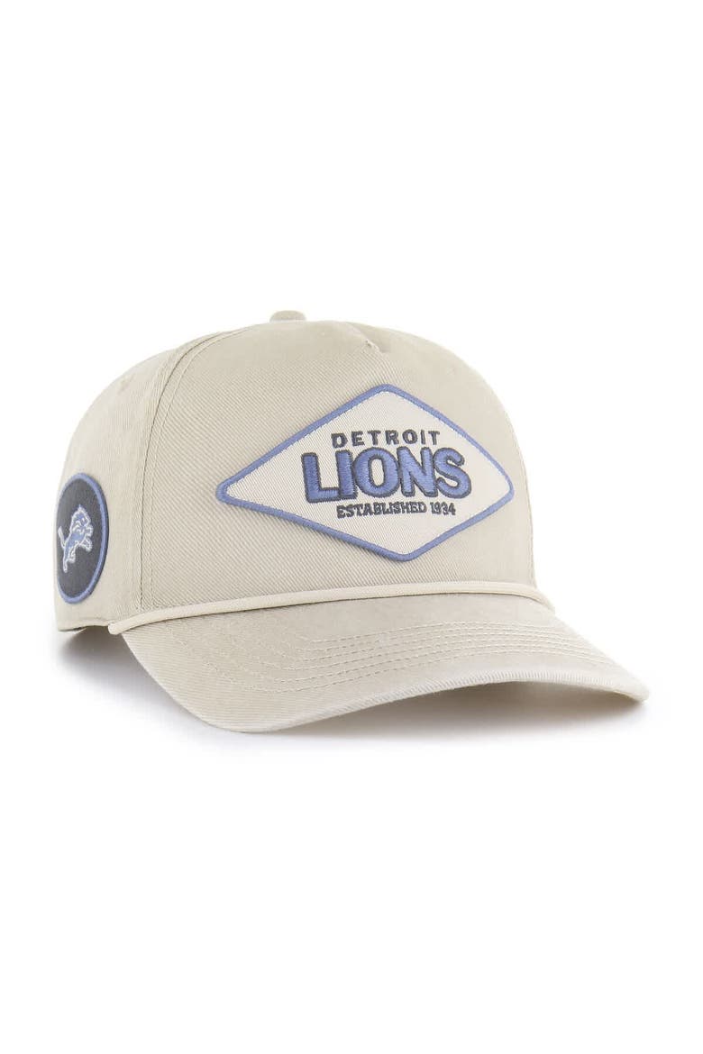 Men's '47 Khaki Detroit Lions Cairn Hitch Adjustable Hat, Main, color, Khaki
