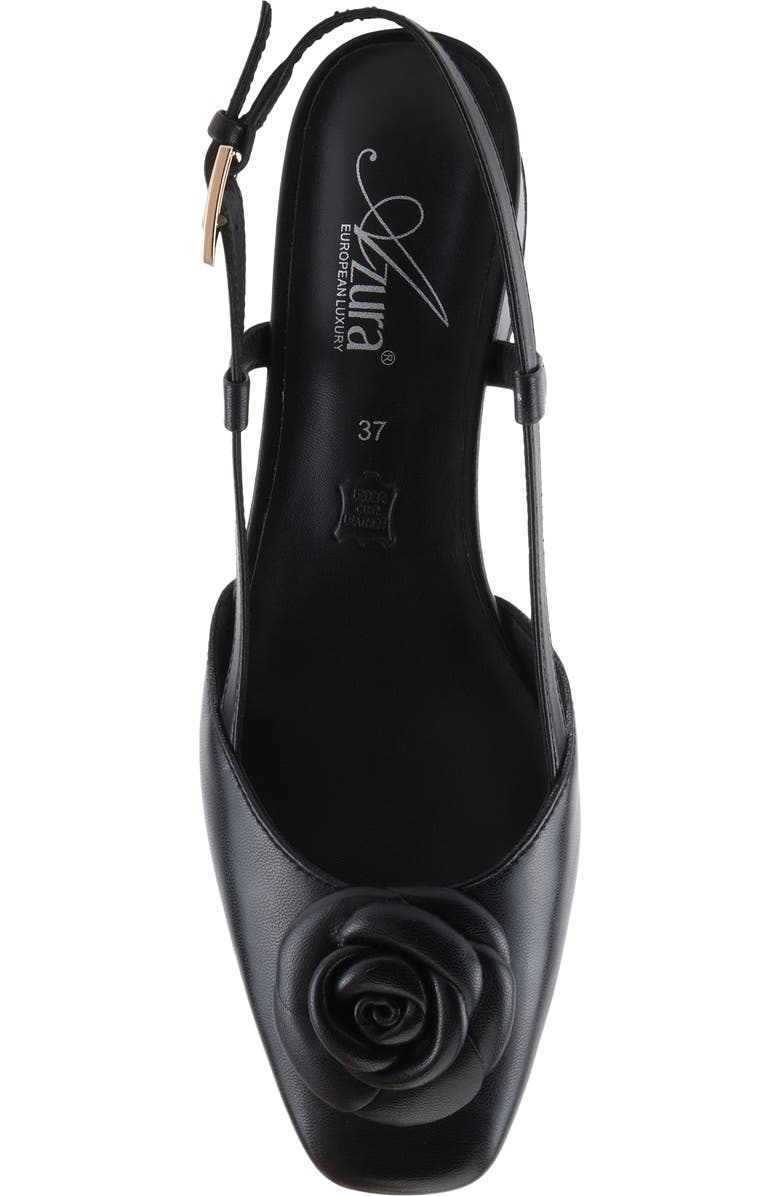 AZURA BY SPRING STEP Angelicish Slingback Pump, Alternate, color, Black