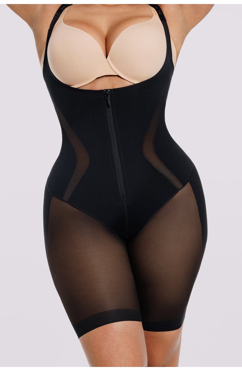 Shapellx Women's Shapewear Tummy Control Smoothing Bodysuit, Main, color, Black