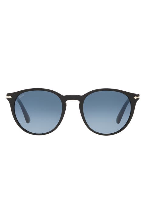Phantos 52mm Gradient Round Sunglasses