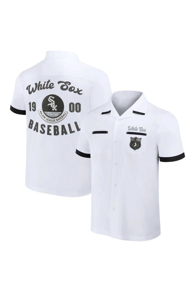 Men's Darius Rucker Collection by Fanatics  White Chicago White Sox Bowling Button-Up Shirt, Main, color, White