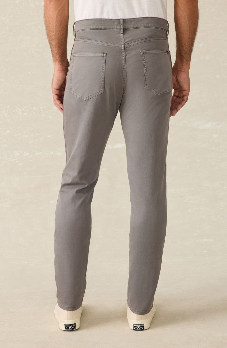 Faherty Comfort Twill 5-Pocket Pants, Alternate, color, Rugged Grey