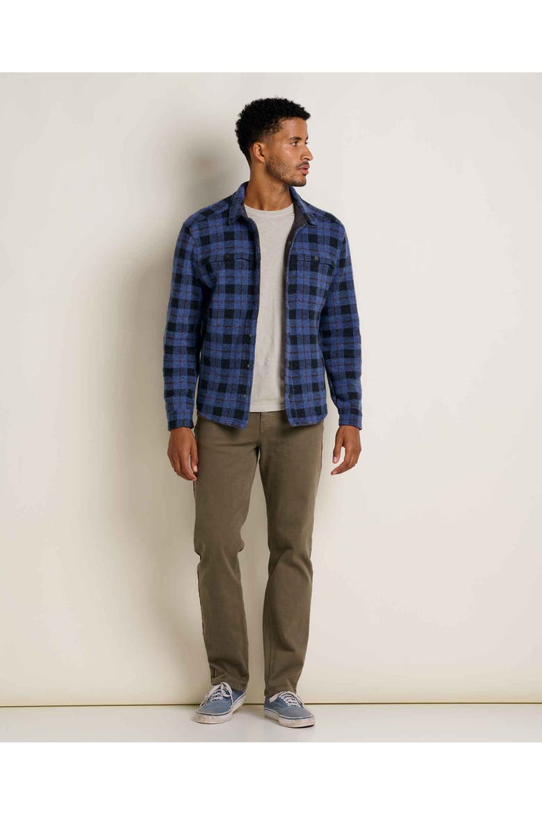 Kennicott Shirt Jacket Pattern, Alternate, color, Black Plaid