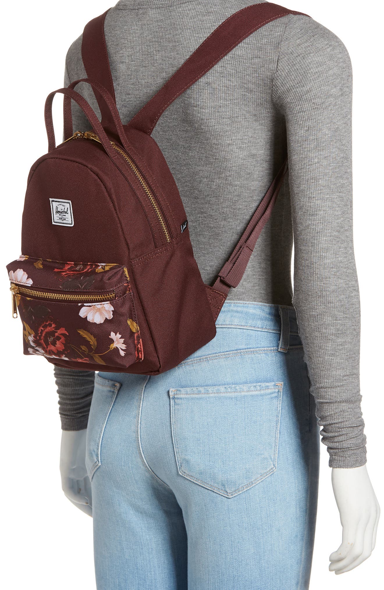 Mini Nova Backpack, Alternate, color, SKETCH BLOOM