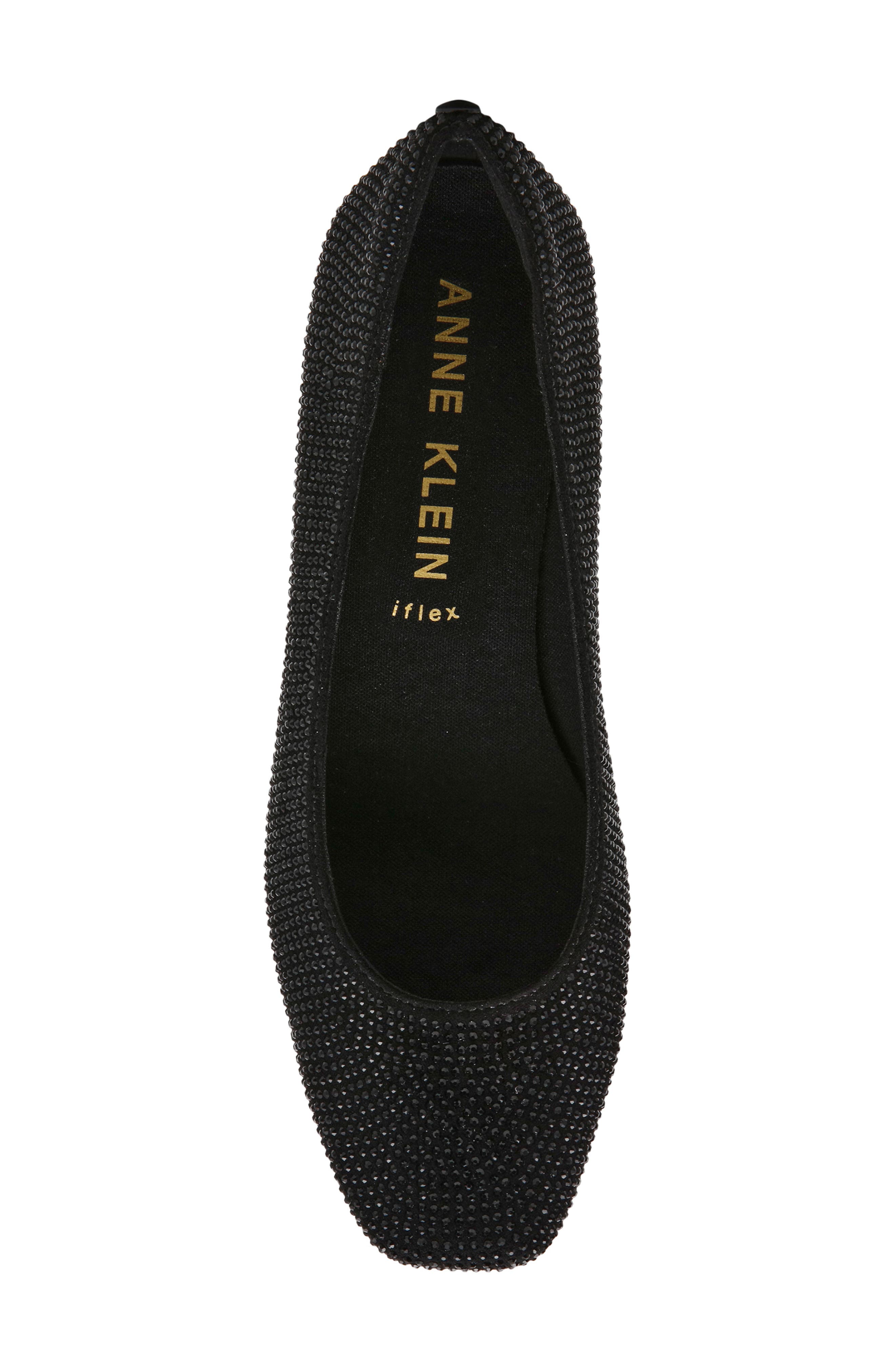 Anne Klein Wisher Platform Wedge Pump, Alternate, color, Black Crystal