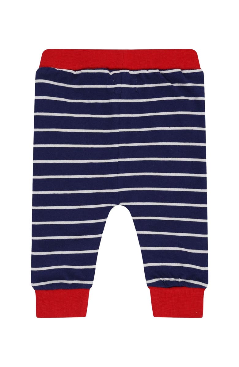 Lilly + Sid Organic Cotton Animal Safari And Stripe Print Leggings - 2 Pack, Alternate, color, Multi