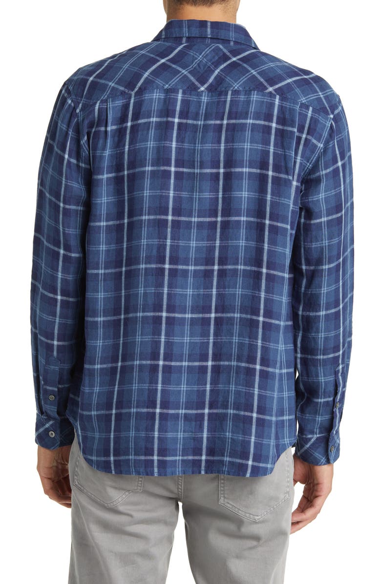 Rails Havana Plaid Linen Button-Up Shirt, Alternate, color, 