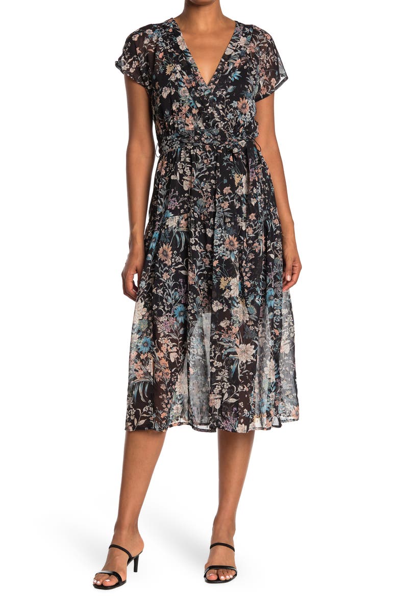 Lovestitch LOVE STITCH Floral Chiffon Dress, Main, color,