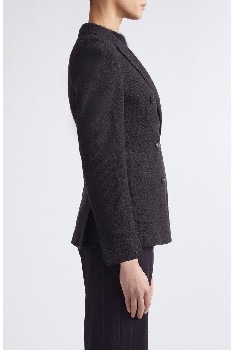 Double Breasted Wool Blend Jacket, Alternate, color, 177 AMETHYST
