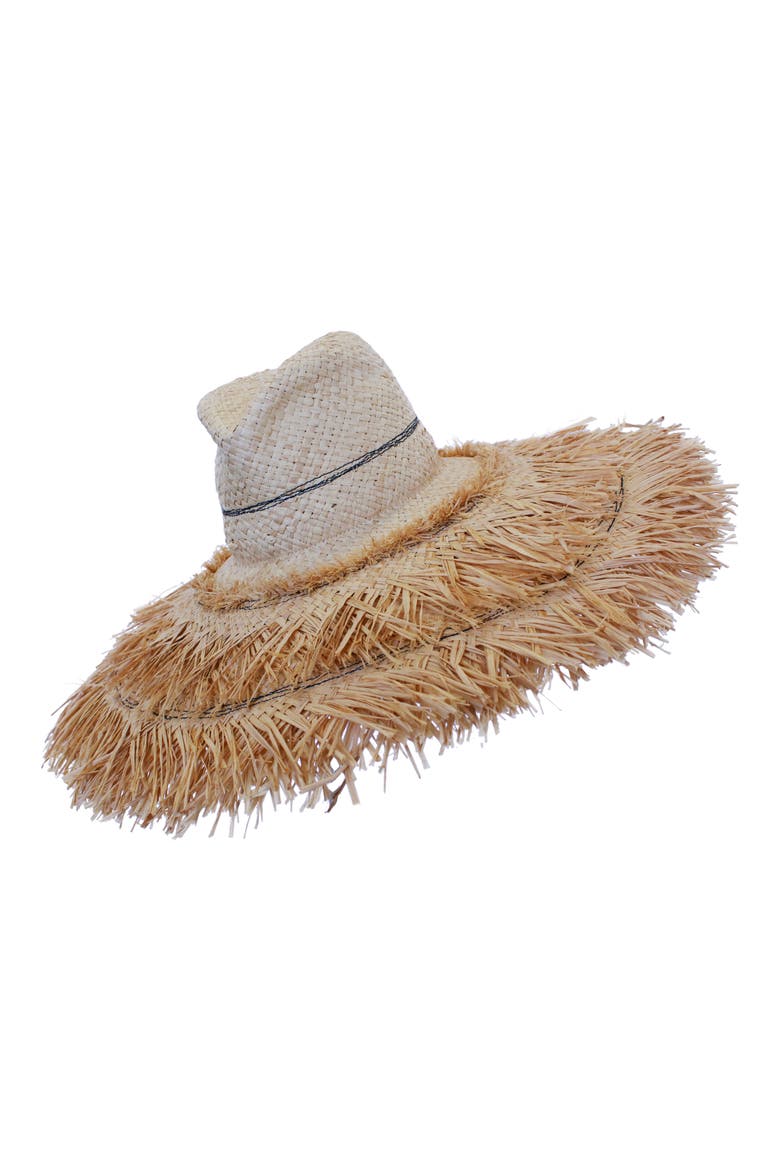 Coconut Raffia Sun Hat, Main, color, NATURAL