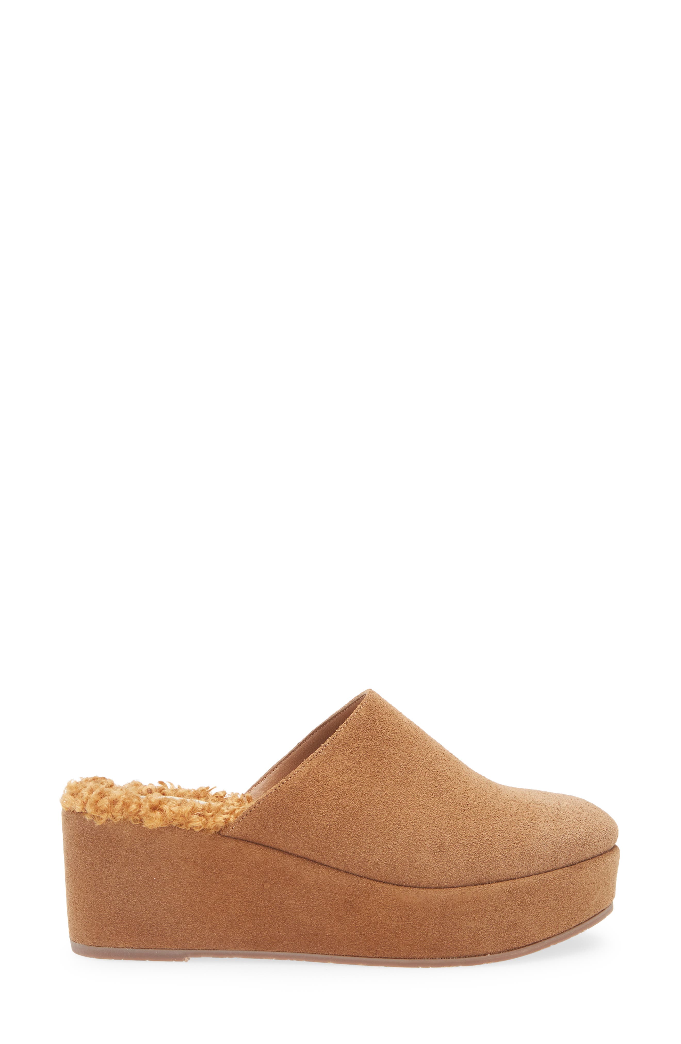 Camryn Platform Wedge Mule, Alternate, color, CLOVE SUEDE