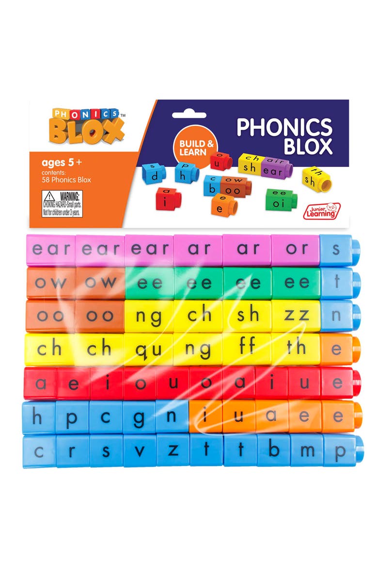 Rainbow Phonics Blox Set, Main, color, Multicolored