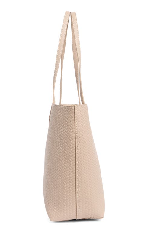 SAM EDELMAN SAM EDELMAN EVA LARGE WOVEN TOTE BAG & POUCH 