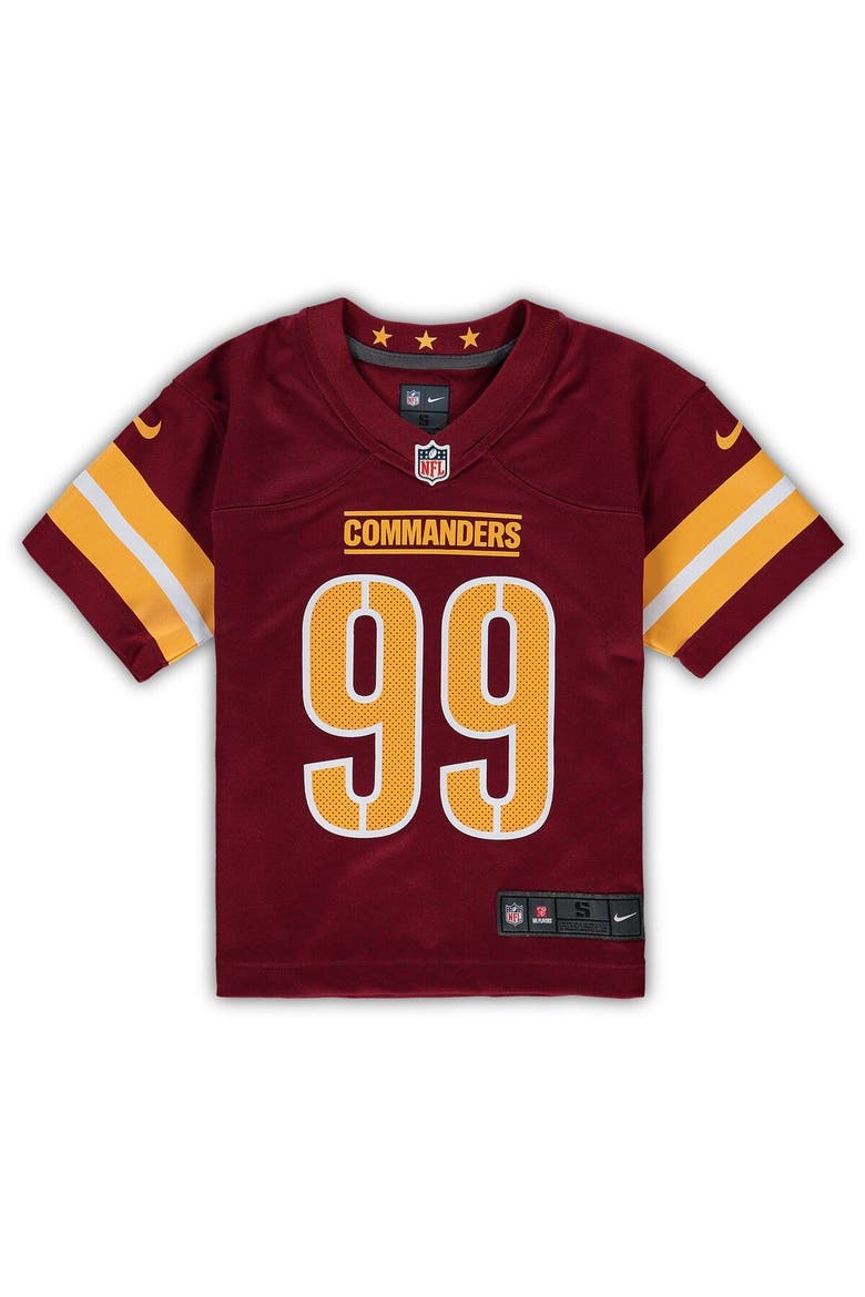 Preschool Nike Chase Young Burgundy Washington Commanders Game Jersey, Alternate, color, Burgundy